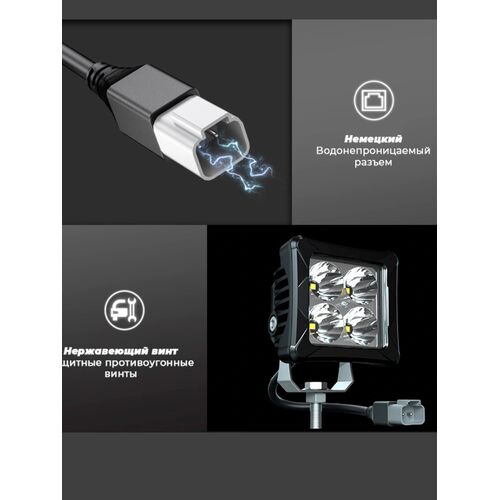 ALO-D3-2-P4T Фара 9-36В, 40Вт, 3200Лм, 6000K, Дальний свет - белый, фото , изображение 19