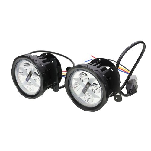 ALO-E-R4T3-PA Amber 4" Фара 9-36В, 40Вт, 3200Лм, 6000K-6500K, Противотуманка, 2 шт, фото 