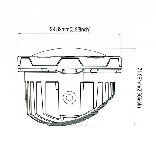 ALO-R-4-C24T3 4" Фара 9-36В, 60Вт, 4800Лм, 6500K, Универсальные, фото , изображение 9