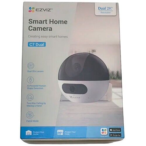 Wi-Fi внутренняя поворотная IP камера EZVIZ C7 Dual 2K+ 4 Мп (2,8 и 6 мм), фото , изображение 7