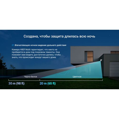 Wi-Fi уличная поворотная IP камера EZVIZ H80f Multi 2K+ 4 Мп (2,8 мм, 6 мм, 12 мм), фото , изображение 21