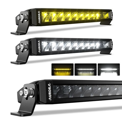 ALO-S6-10-R5H1 Балка 9-36В, 75Вт/75Вт, 3200Лм, 10", Дальний свет - белый, желтый, фото , изображение 7