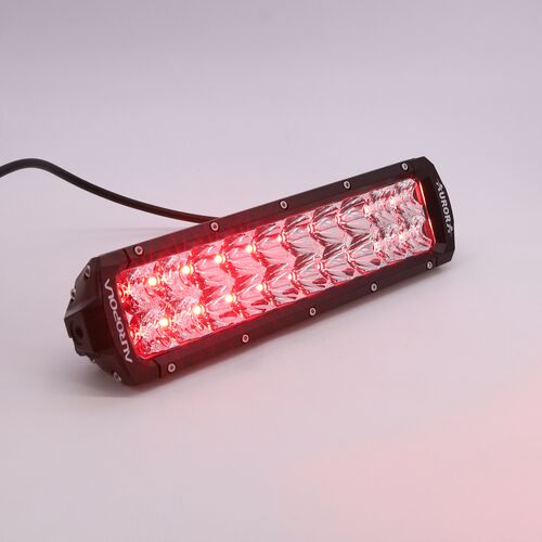 ALO-D5R-10 Red Балка 12-24В, 60Вт, 10", Комбинированный свет - красный, фото , изображение 3