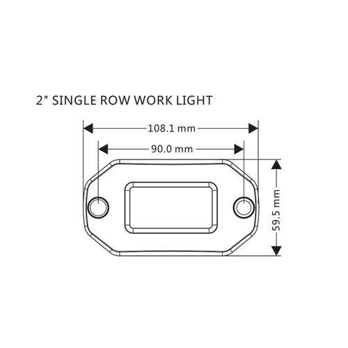 ALO-EL-K-2-E7T 2" Фара 9-36В, 20Вт ,1100Лм, Рабочий свет 100°, фото , изображение 6