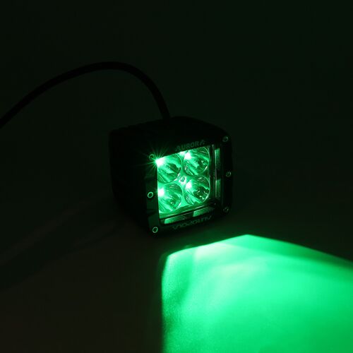 ALO-2-P4Green 2" Фара 12-24В, 12Вт, Комбинированный свет - зеленый (для охоты), фото , изображение 3