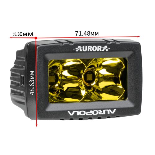 ALO-T-L-2-P7T Фара 9-36В, 20Вт, 1100Лм, Дальний свет - желтый, фото , изображение 9