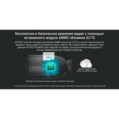 Wi-Fi уличная IP камера EZVIZ BC1C 2K+ 4 Мп (2,8 мм), фото , изображение 25