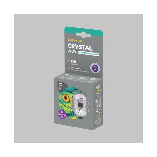 Мультифонарь Armytek Crystal WUV (Grey Onyx), фото , изображение 4