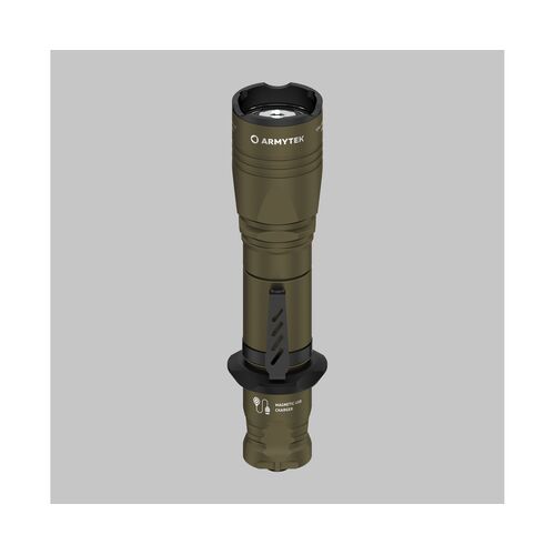 Фонарь Armytek Dobermann Pro Magnet USB Olive Warm, фото 
