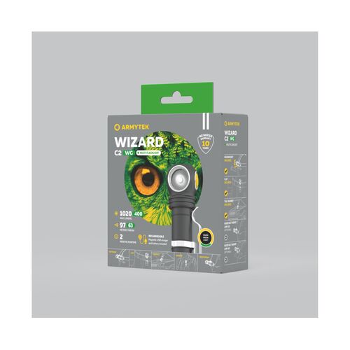 Налобный фонарь Armytek Wizard C2 WG Magnet USB Warm, фото , изображение 9