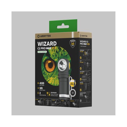 Налобный фонарь Armytek Wizard C2 Pro Max Magnet USB LR, фото , изображение 5