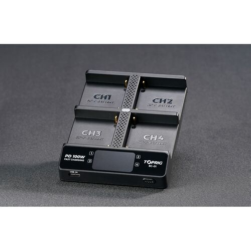 Зарядное устройство Accsoon TOPRIG BC01 4-Bay NP-F, фото , изображение 4