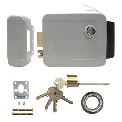 Замок электромеханический ST-EL-04 (N/1C/B/PS) (СЕРЫЙ), фото , изображение 3