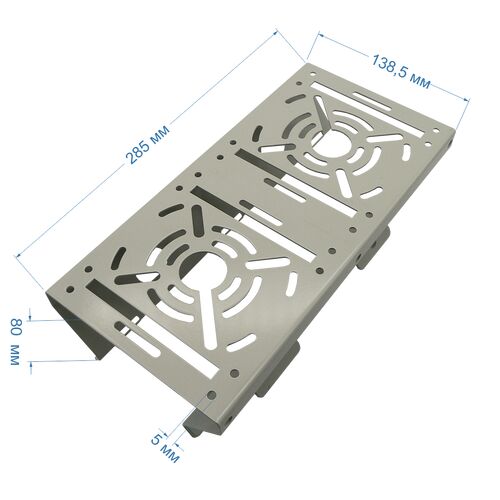 Кронштейн ST-BMS (версия 4) двойной средний универсальный с хомутом, фото , изображение 3