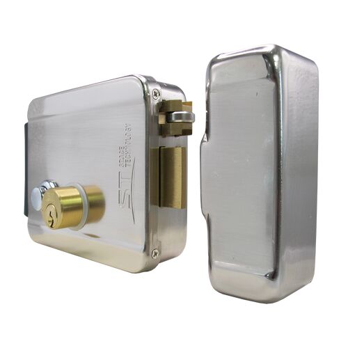 Замок электромеханический ST-EL-02 (N/2C/B/PS) (Хром), фото , изображение 2