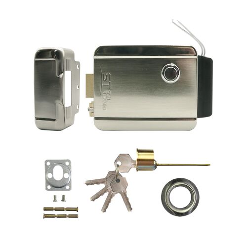 Замок электромеханический ST-EL-01 (N/1C/B/PS) (Хром), фото , изображение 2