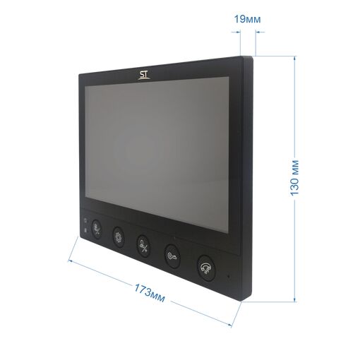 Домофон ST-M207/7 (M) ЧЕРНЫЙ, фото , изображение 8