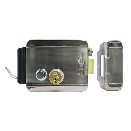 Замок электромеханический ST-EL-02 (N/2C/B/PS) (Хром), фото 