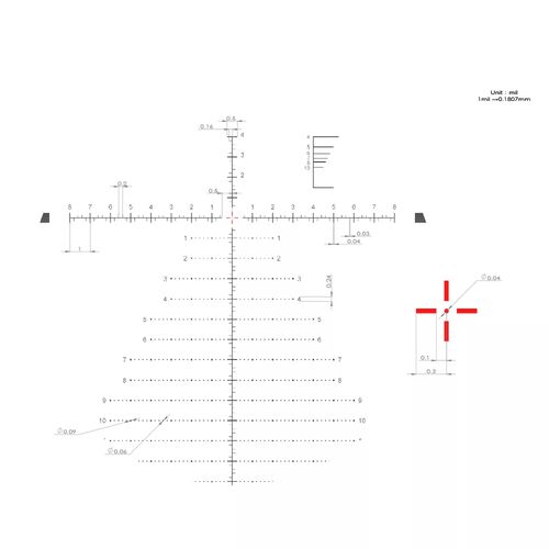 Оптический прицел MewLite 4-24x56 FFP IR, фото , изображение 4
