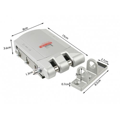 Беспроводной накладной замок Selock Hook Air с возможностью установки на раздвижные двери, фото , изображение 5