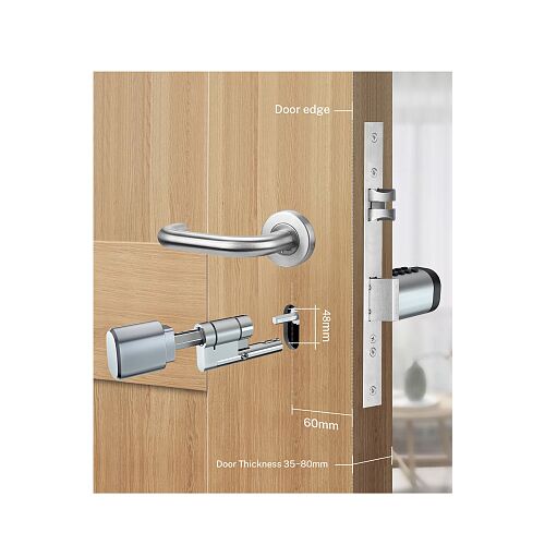 Электронный биометрический цилиндр для механических дверных замков Selock Hotel Key с управлением через мобильное приложение Ttlock, фото , изображение 9