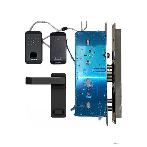 Врезной электронный дверной замок SECURAM D8 PRO FINGER VEIN, фото , изображение 3