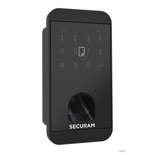 Врезной электронный дверной замок SECURAM D8 PRO FINGER VEIN, фото 