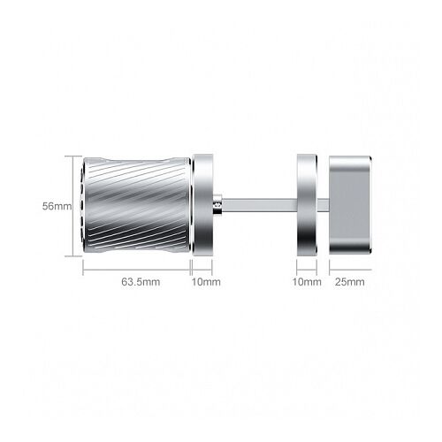 Дверная поворотная ручка с замком защелкой Selock Hotel Knob с управлением через мобильное приложение Ttlock, фото , изображение 9