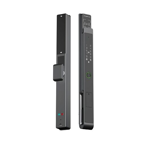 Врезной биометрический WiFi замок с камерой и видеоглазком Selock Hotel Slim Cam с возможностью установки на узкопрофильные пластиковые и стеклянные двери с управлением через мобильное приложение Ttlock, фото , изображение 6