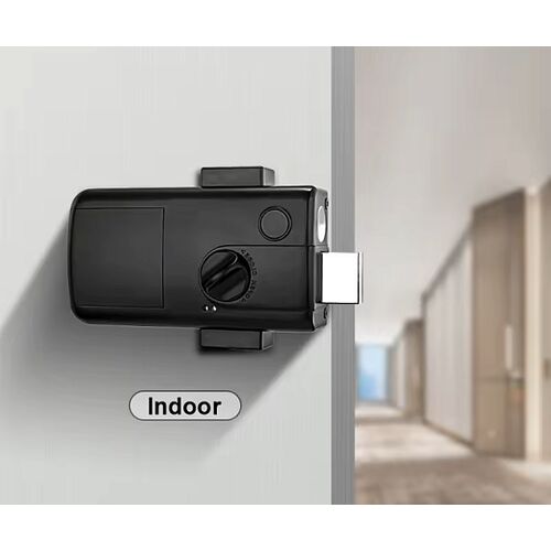 Электронный всепогодный автономный накладной замок с механическим ключом и пультом Selock Key, фото , изображение 6