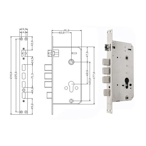 Врезной Push&Pull биометрический WiFi замок с камерой и видеоглазком Selock Tuya Cam с управлением через мобильное приложение Smart Life, фото , изображение 4