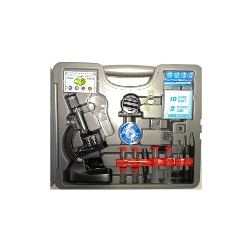 Микроскоп игрушечный EDU-TOYS 100–1200x, в кейсе (MS911), фото , изображение 2