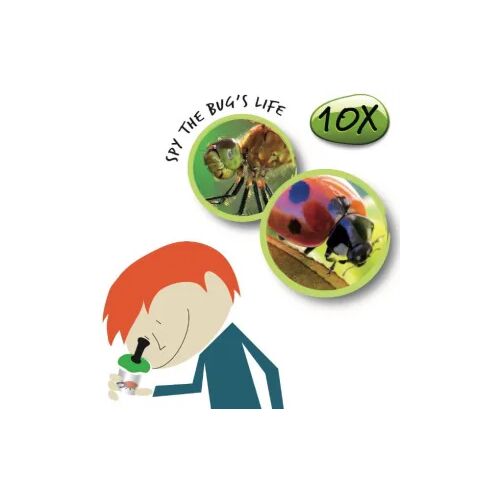 Банка для насекомых Navir «Обзор 360» с микроскопом 10x и пинцетом, матовая, фото , изображение 2