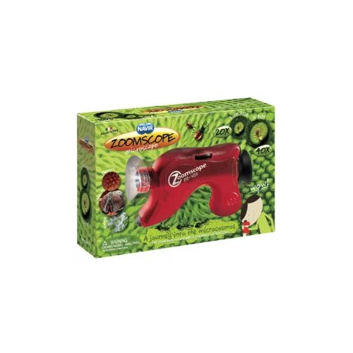 Микроскоп детский портативный Navir «Зумскоп» 20–40x, с подсветкой, прозрачный, фото , изображение 2