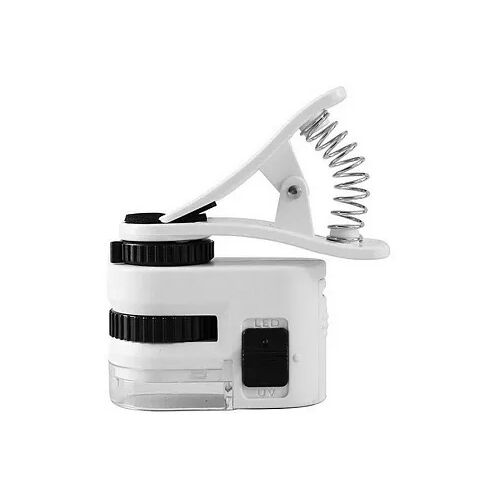 Микроскоп Kromatech 60x мини для смартфонов, с подсветкой (1 LED) и ультрафиолетом (TB10-60X), фото 