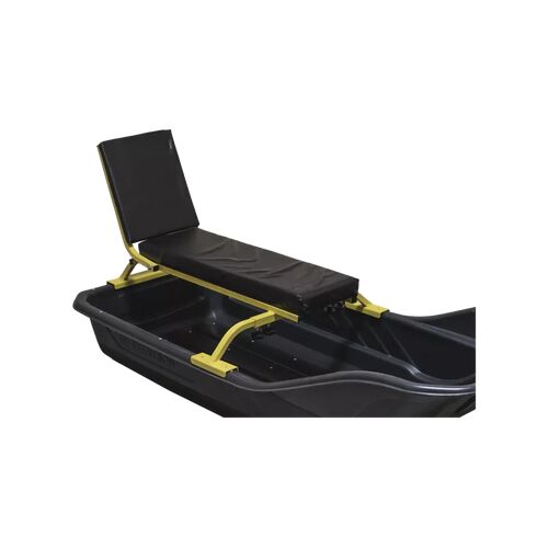 Сиденье продольное со складной спинкой и мягкой сидушкой, фото 