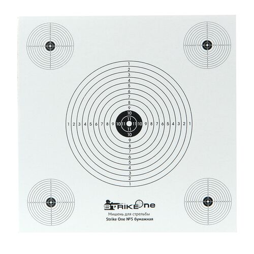 Мишень для стрельбы Strike One №5 бумажная, фото 