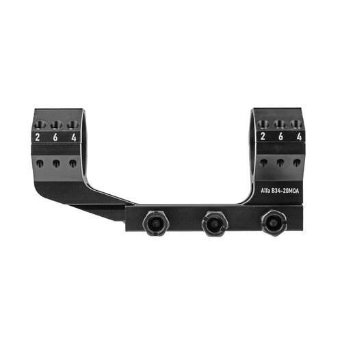 Моноблок для прицела Veber Alfa B34-20MOA на Weaver 7075, фото 