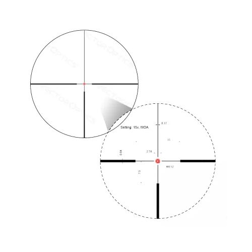 Оптический прицел Continental x6 2.5-15x56 SFP Fiber 30mm, фото , изображение 11