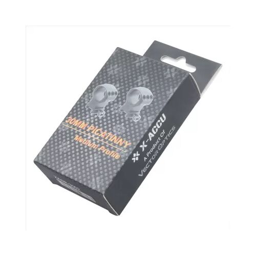 Кольца для прицелов X-ACCU 30mm 1.25 Medium Picatinny, фото , изображение 3
