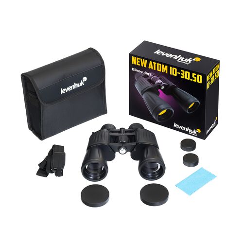 Бинокль Levenhuk New Atom 10–30x50, фото , изображение 13
