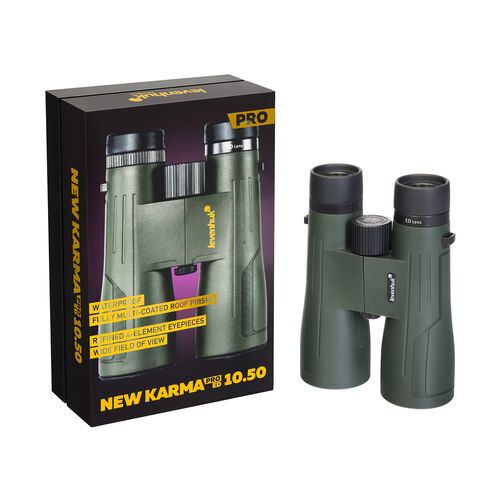 Бинокль Levenhuk New Karma PRO ED 10x50, фото , изображение 12
