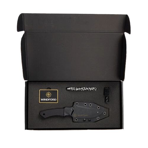 Тактический нож Windford Персей сталь N690 cryo, чёрный, фото , изображение 5