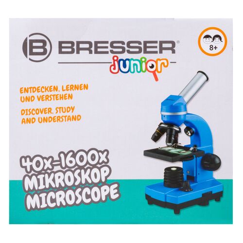 Микроскоп Bresser Junior Biolux SEL 40–1600x, синий, фото , изображение 20