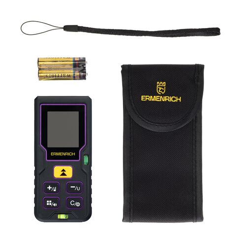 Лазерная рулетка Ermenrich Reel PLUS GD80 (фиолетовый), фото , изображение 11