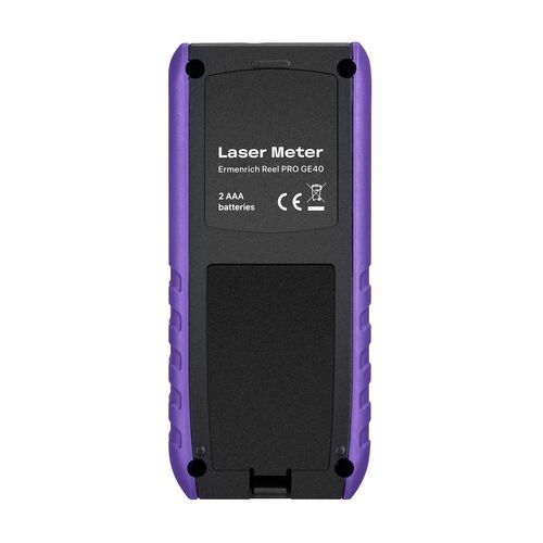 Лазерная рулетка Ermenrich Reel PRO GE40 фиолетовый, Цвет: Фиолетовый, фото , изображение 4