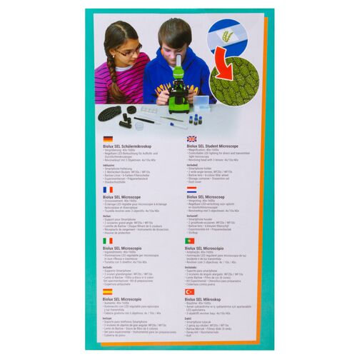 Микроскоп Bresser Junior Biolux SEL 40–1600x, зеленый, фото , изображение 19