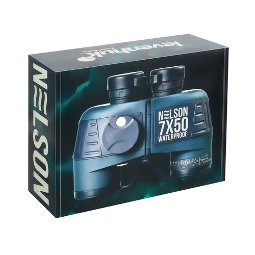 Бинокль Levenhuk Nelson 7x50 с сеткой и компасом, фото , изображение 14