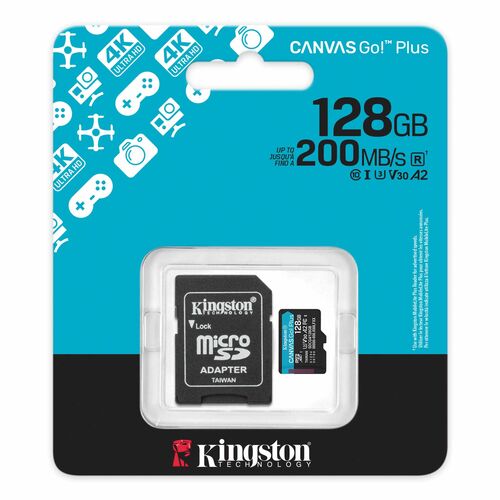 Карта памяти Canvas Go! Plus microSD 128Gb, фото , изображение 3