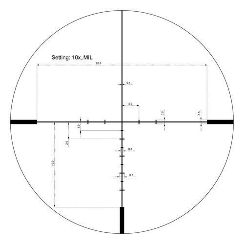 Оптический прицел Vector Optics 30мм  SFP Continental x10 1-10x24i, фото , изображение 12